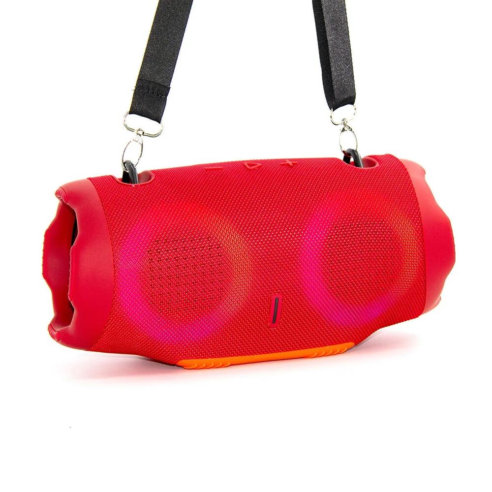 XTRMM4 Mini RGB Wireless Speaker w/ Strap - Red